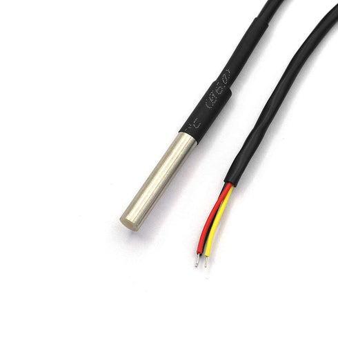 V TELESKY DS18B20 Temperature 6.6Ft Waterproof Sensor with Digital Thermal Stainless Steel Tube Probe