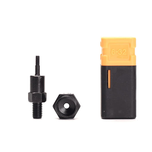 A Series Hand Rivet Nut Gun Mandrel and Nose Pieces Accessory, SAE 6-32, 2 Pack