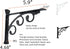 5.9" 2Pcs Triangle Shelf Brackets Wall Mounted Floating Shelves Tripod,Corner Brace Support,for Wooden Iron Plate