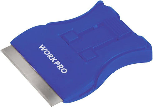 WORKPRO W018004 Mini Razor Blade Scraper, Fixed Blade (Non-Retractable), Ergon (Single Pack)