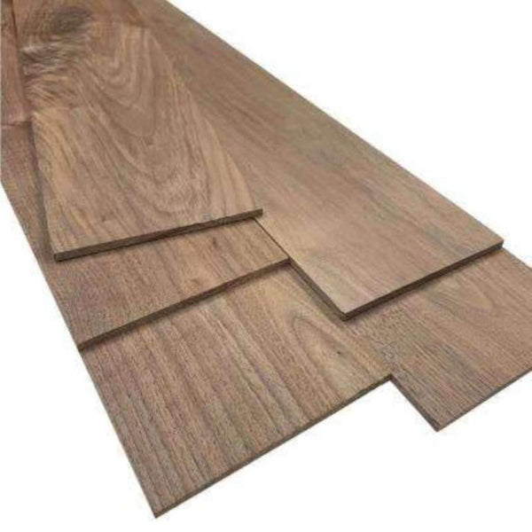 Wood-Hawk Pack of 2 Black Walnut Boards 1/4 Thick, Up to 8 Wide,