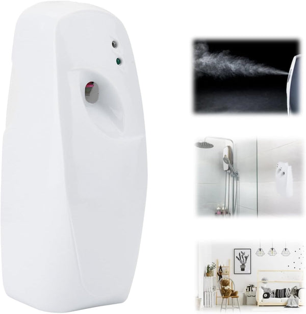 Automatic Aerosol Dispenser, 300mL Automatic Air Freshener Dispenser for Bathroom, 2 X AA Batteries, 8/15/30 Minutes