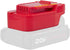 1x Adapter Fits Bauer 20v MAX Cordless Tools Compatible with Porter Cable 20 MAX Lithium Batteries, RED