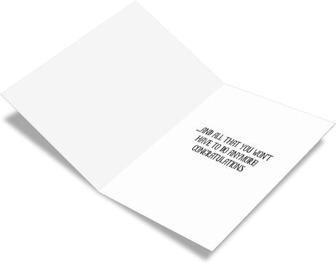 NobleWorks Funny Retirement Card with Envelope, Colorful Congrats Greeting - As You Retire C6875RTG