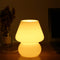 BSOD Mushroom lamp,Glass Mushroom Bedside Table Lamp Translucent Murano Vintage Style Striped