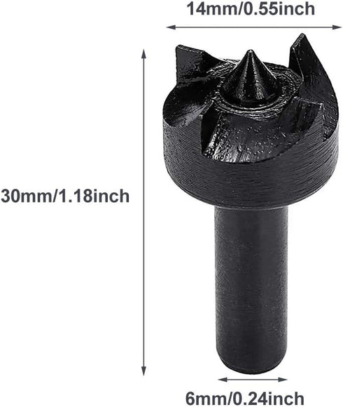 Wood Lathe Turning Spur Cup Center, Thimble Drill Bit Live Center, Mini Lathe Machine Drill Chuck, Plum Blossom Thimble Drill Bit for Woodworking