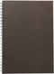 MUJI A5 Planting Tree Paper Double Ring Notebook, Ruled, Grey