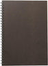 MUJI A5 Planting Tree Paper Double Ring Notebook, Ruled, Grey