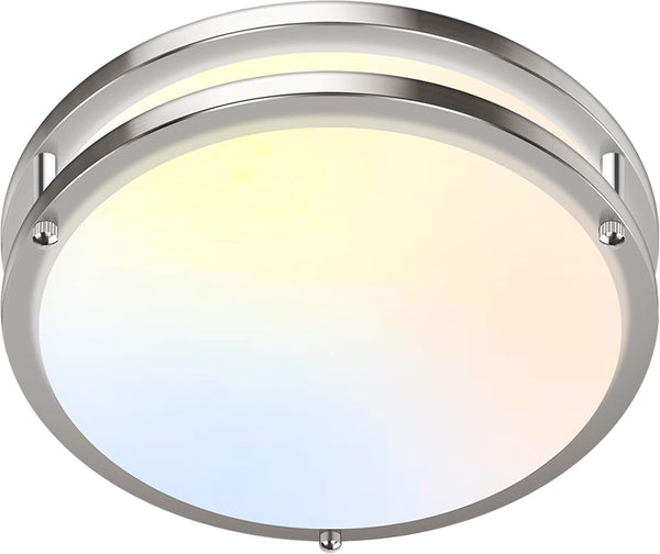GoBright 10 inch Dimmable LED Ceiling Light Fixture, 1-Pack 36W Super Bright