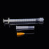 1ml 25 Gauge 1 Inch Lab Supplies for Industrial Scientific Labs, Liquid Measuring, Pack of 20