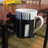Original Large Desk Cup Holder Clamp - Anti-Spill Cup Holder Mount for Table, Office & Gaming Setup, Multi-Directional