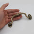 10pcs Cabilock European Style Plastic Cabinet Knobs and Drawer Pull Handles, No-Drill Installation, Suitable