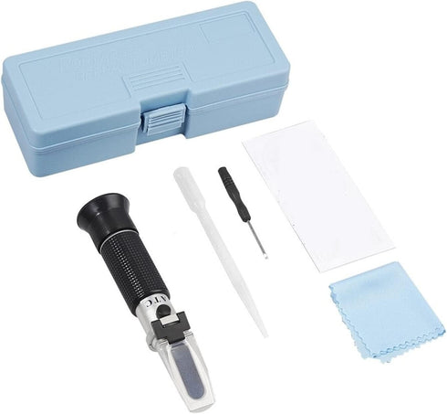 VGVGV 0-32% Brix Refractometer, Auto Refractometer Sugar Concentration ATC Sweetness Tester Fruit Sugar Meter