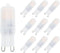 G9 LED Light Bulb 2W, 20-25W Halogen Equivalent, 2700K Warm White, Bi-pin G9 Base, Non-dimmable (Pack of 10)