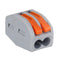 Lever Wire Connectors, Compact Splicing Electrical Connectors, 2 Conductor for Quick Connect, 60 Pack