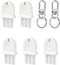 5-Pack Hard Plastic Universal Waffle Toilet Paper Dispenser Key for Paper Towel