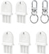 5-Pack Hard Plastic Universal Waffle Toilet Paper Dispenser Key for Paper Towel