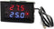 DZS Elec Temperature Controller -50 to 110 Celsius, DC 12V Programmable Thermostat Control Switch Module