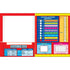 Really Good Stuff Spanish Math 4-Pocket Folders, Intermediate, 12 Folders