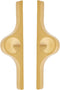 SANCHAKOU Brass Cabinet Knobs 2 Pack Shoe Cabinet Bedside Table Solid Handle Cabinet