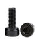 100pcs M3 x 6mm 12.9 Grade Alloy Steel Hex Socket Head Cap Screws, Black Oxide Finish