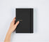 Maruman MNEMOSYNE Journal Notebook, 8.5 x 6.02 Inches, 5mm Dot Grid, Hard Cover with Elastic Band, 120 Sheets