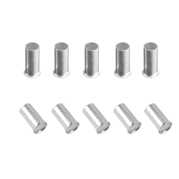 200 Pcs Tinned Copper Wire Ferrules Crimp Connector, AWG 6 Electrical Cable Pin Terminal Assortment Kit
