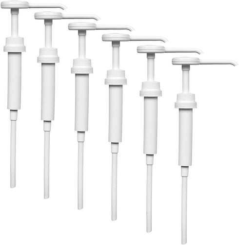Deluxe Plastic Dispensing Pump, Fits Gallon Jugs, Pack of 6
