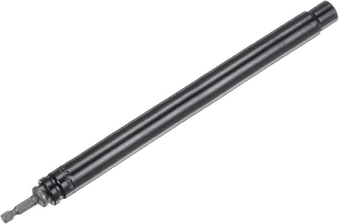 Extra Long Hollow Socket, 14mm x 300mm Deep Well Impact Nut Driver with 1/4" Quick-Change Hex Shank