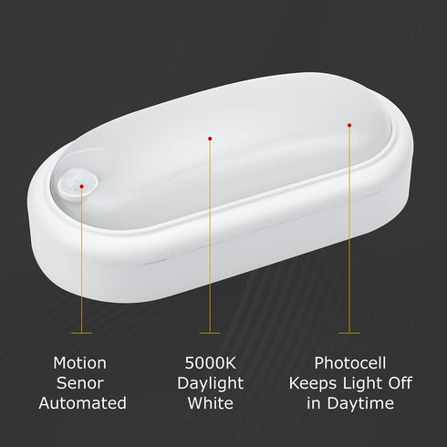YCB1083 120V 24W, Closet, 5000K 8" Dimmable, LED Motion Sensor Light, Hard-Wired Flush Mount Ceiling Light for Food