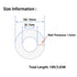 7mm 10mm 10 Hooshing Silicone Tubing ID x OD Ft Food Grade Flexible Pure Silicone Rubber Tubing Hose High Temp