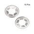 uxcell M16 Internal Tooth Washers, 10pcs Push-On Locking Speed Clip, 304 Stainless Steel