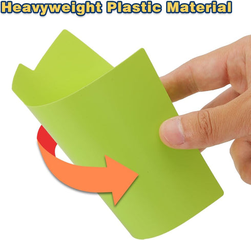 Chell 4x6 Poly Index Card Dividers, Heavyweight A-Z Guides for Flash Cards and Recipe Cards