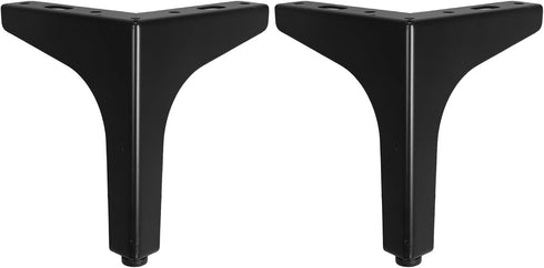 Zerodeko Metal Triangle Furniture Legs 13cm Black Metal Furniture Hold Feet, Sofa