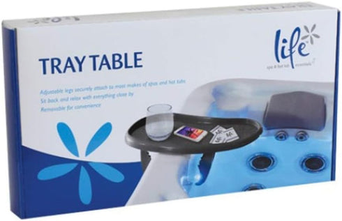 LIFE Adjustable Tray Table for Spa and Hot Tub Use