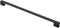 1 Pcs Zinc Alloy Pulls, Hole Center 320mm, American Simple Matt Black Door Handles for Drawers, Kitchen Cabinets, Doors