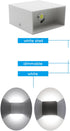 85-265V 6W Non-dimmable) LED Modern Wall Sconce, AC Cube COB Wall Lamp Up and Down Wall Sconce for Corridor Stair