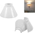 UtySty 2 Pack Plug in Light Socket Lampshades Outlet to Socket Adapter Shade