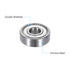 uxcell 10pcs 608ZZ Miniature Deep Groove Ball Bearings 8x22x7mm for Electric Motor, Home Appliances