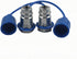 2-PCS 1/2" Ag ISO5675 Poppet Valve, Hydraulic Quick Connect Male Coupler Nipple for Tractor Coupling