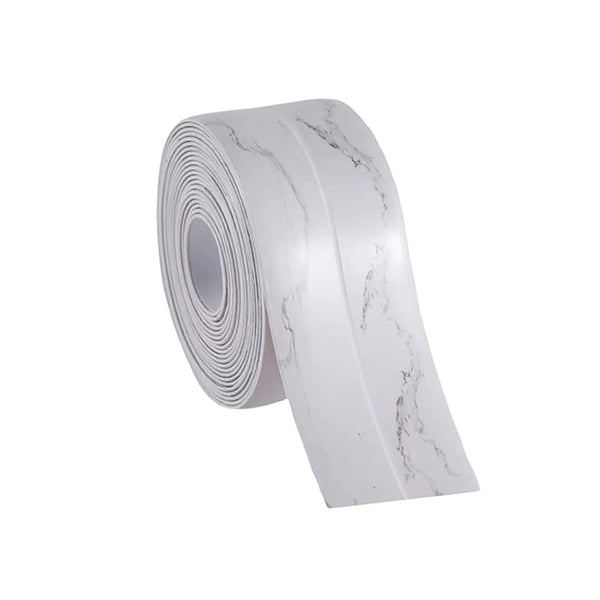 Kitchen & Bath Caulk Tape Sealant Strip, 1.5''x10.5FT PVC Self Adhesive Waterproof Decorative Tape for Toilet