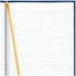 Blueline Executive Journal, Lizard-Like Hard Cover, Ribbon Bookmark, 150 Pages, 10.75" x 8.5", Blue