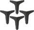 4pcs Metal Triangle Sofa Legs Couch Feet Cabinet Dresser Replacement Furniture Legs