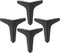 4pcs Matte Black Furniture Support Legs Triangle Metal Sofa Cabinet Feet 13cm