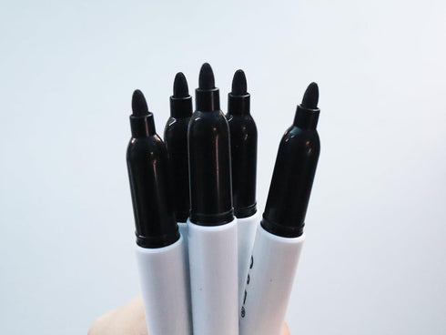 S & E TEACHER'S EDITION 96 Pcs Dry Erase Markers, Black with Low-Odor Ink for School, Office, or Home