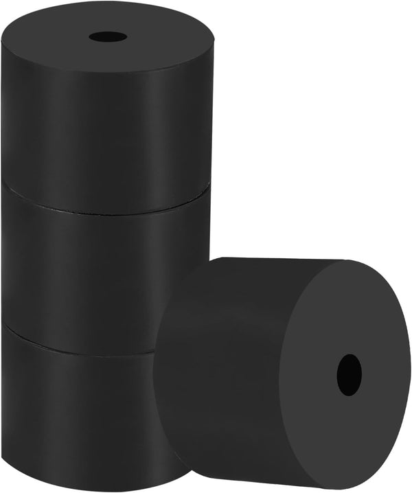 PATIKIL Multi Purpose Rubber Spacer, 4 Pcs 2"OD 0.3"ID Neoprene Round Anti-Vibration Isolation Pads for HVAC & Car