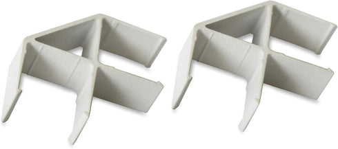 Lorell 90-Degree Panel Connectors, Gray