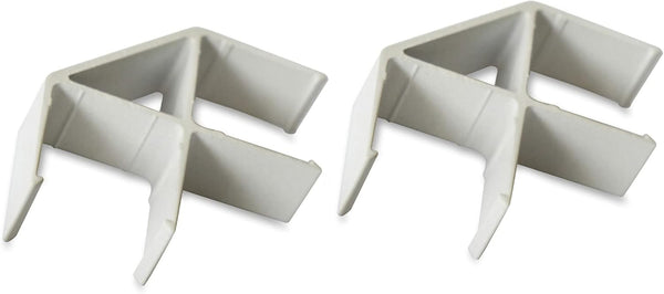 Lorell 90-Degree Panel Connectors, Gray