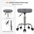 KKTONER Round Rolling Stool Chair PU Leather Height Adjustable Swivel Drafting Work SPA Shop Salon Stools with Wheels