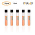 ULAB Test Tubes with Black Screw Caps, Vol.10ml, Dia.16x100mm with Marking Area, Test Tubes Shot Glasses, Borosilicate Glass Material, Pack of 20, UTT1012